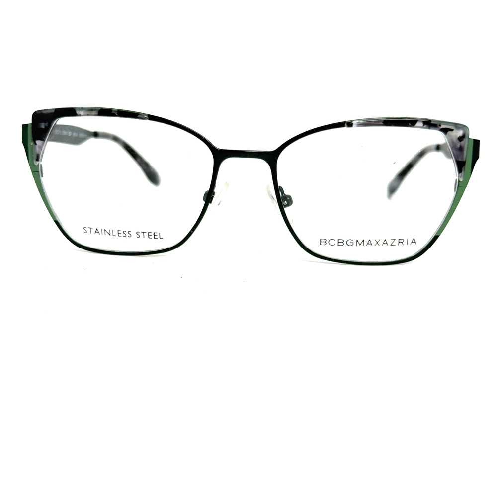 BCBG Maxazria Xenia Green Multi Eyeglasses Frames Cat‎ Eye H20798